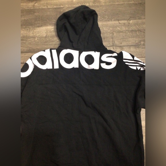 Adidas Black Pullover with White Tag - Picture 8 of 8
